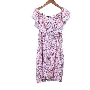 Old Navy Floral‎ Prairie Mini Dress with Pockets 2X Cottagecore